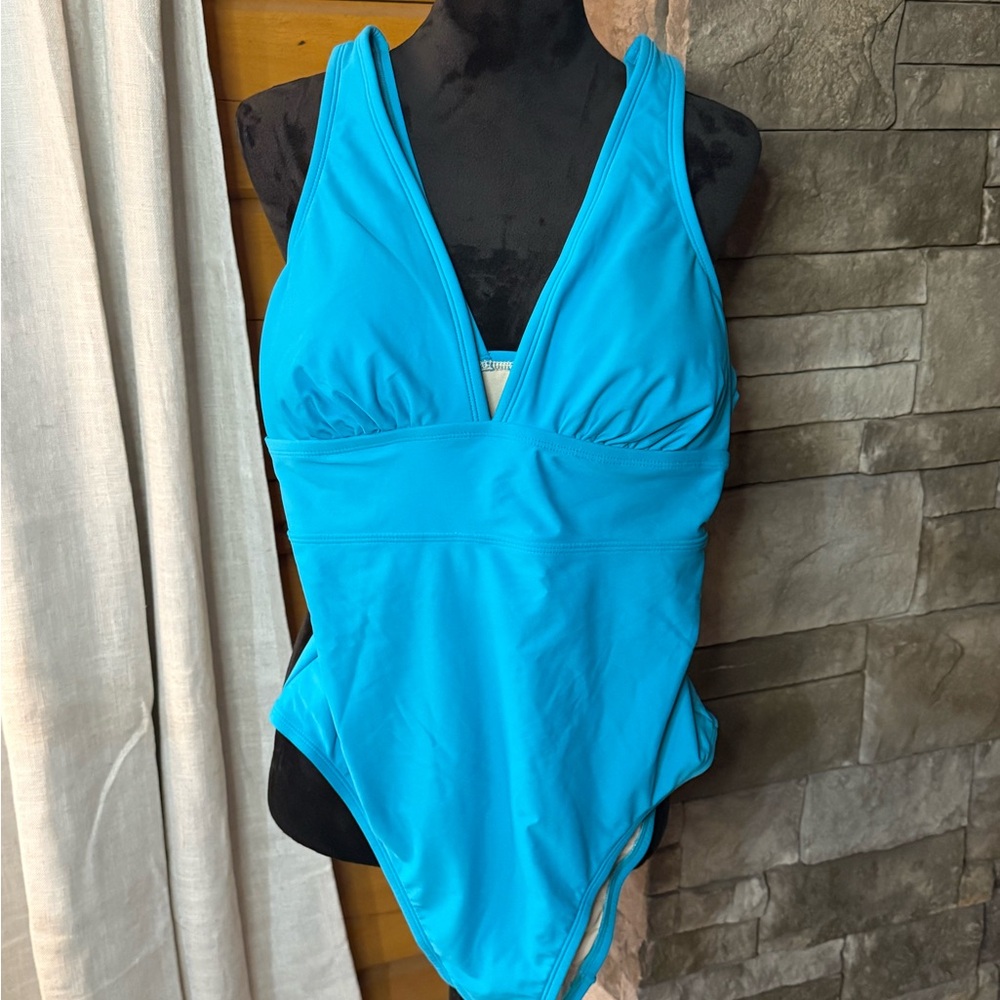 Kona Sol Blue Women's One Piece Swimsuit